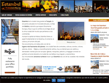 Tablet Screenshot of estambul.org